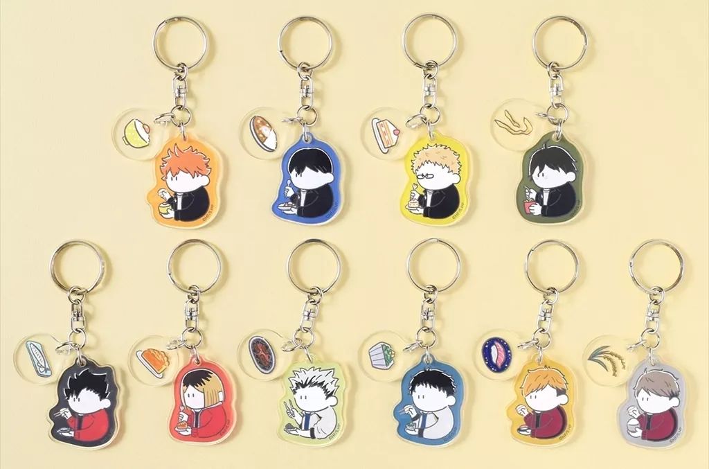 【新品】キーホルダー 【BOX】ハイキュー!! トレーディング2連アクリルキーホルダー -いただきますvol.1-