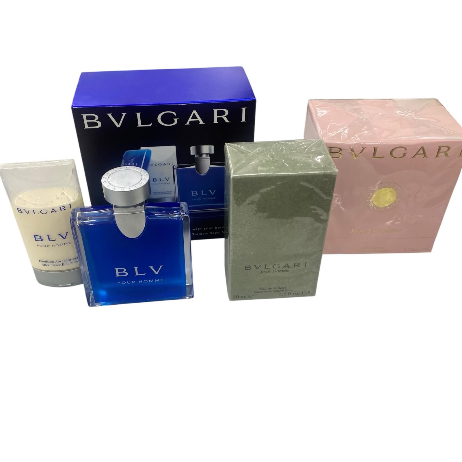 186005 BVLGARI ブルガリ プールオム ローズエッセンシャル 3点まとめ