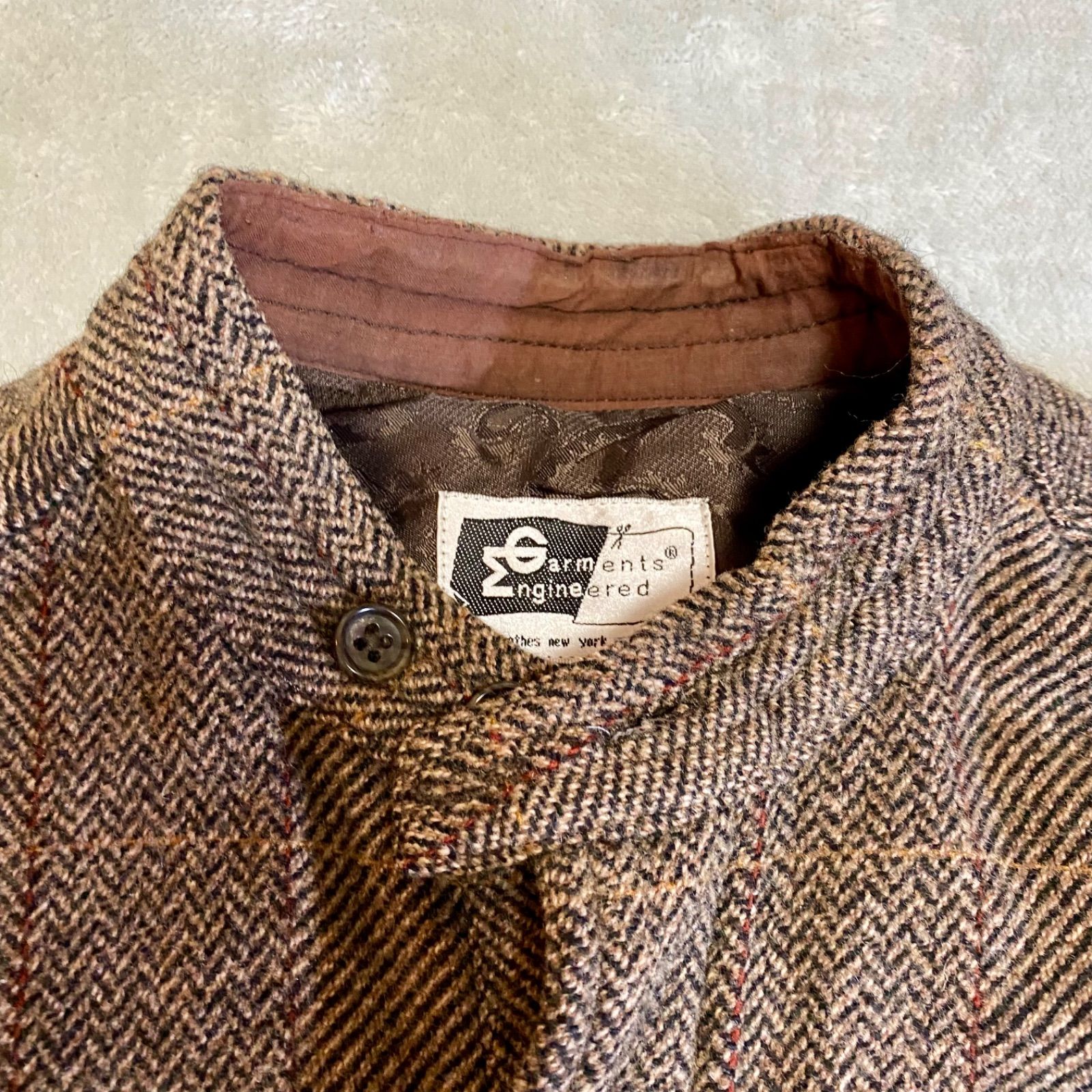 Engineered Garments】エンジニアード ガーメンツ ウールヘリンボーン 