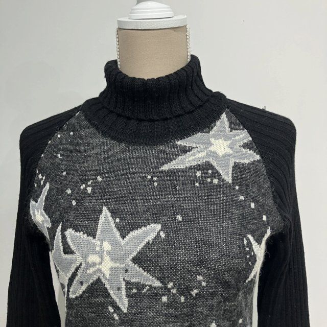 HANAE MORI ニット・セーター レディース ハナエ　モリ 中古　古着 ハナエモリ HANAE MORI ニット セーター スター タートルネック