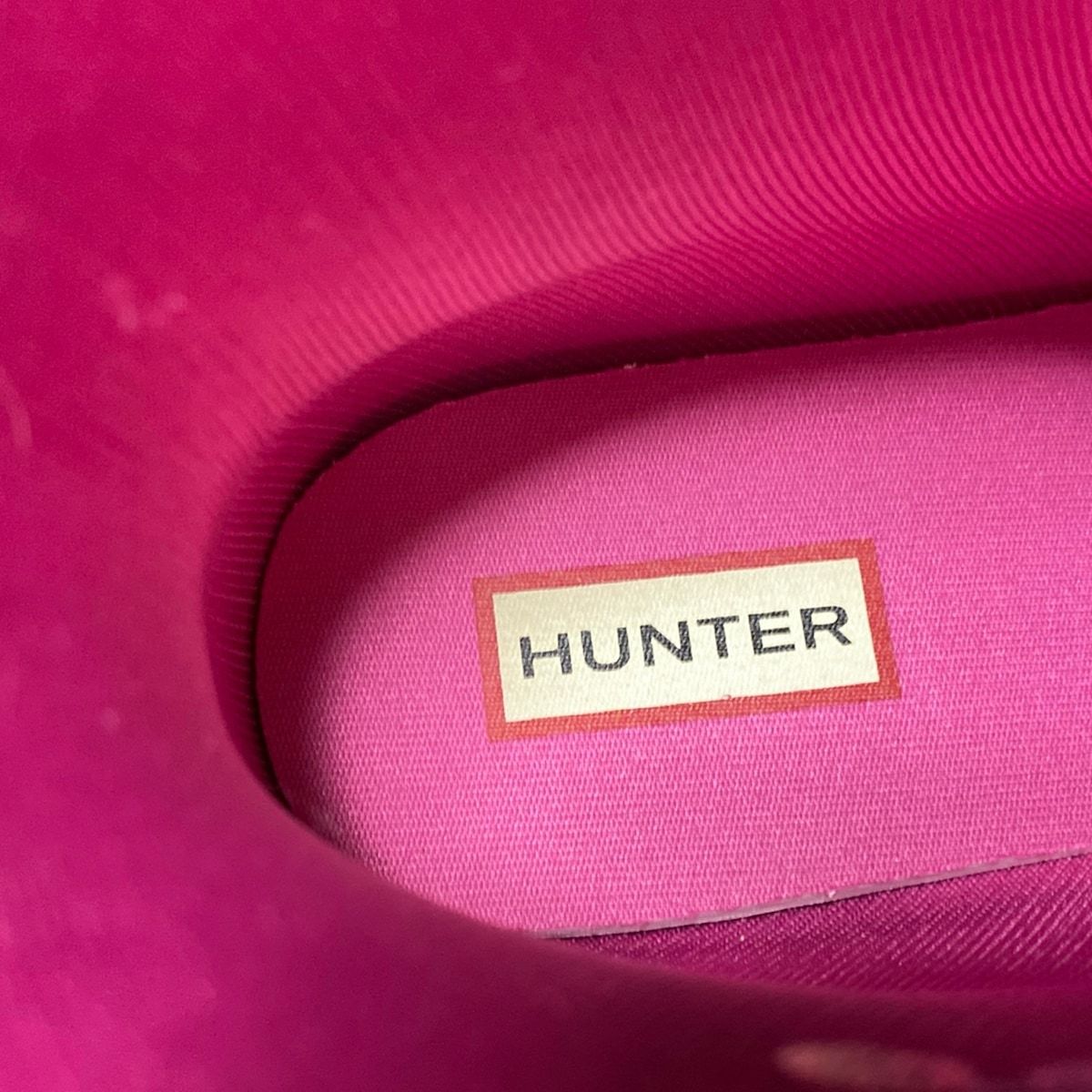 HUNTER ハンター レインブーツ uk6 レディース - ピンク