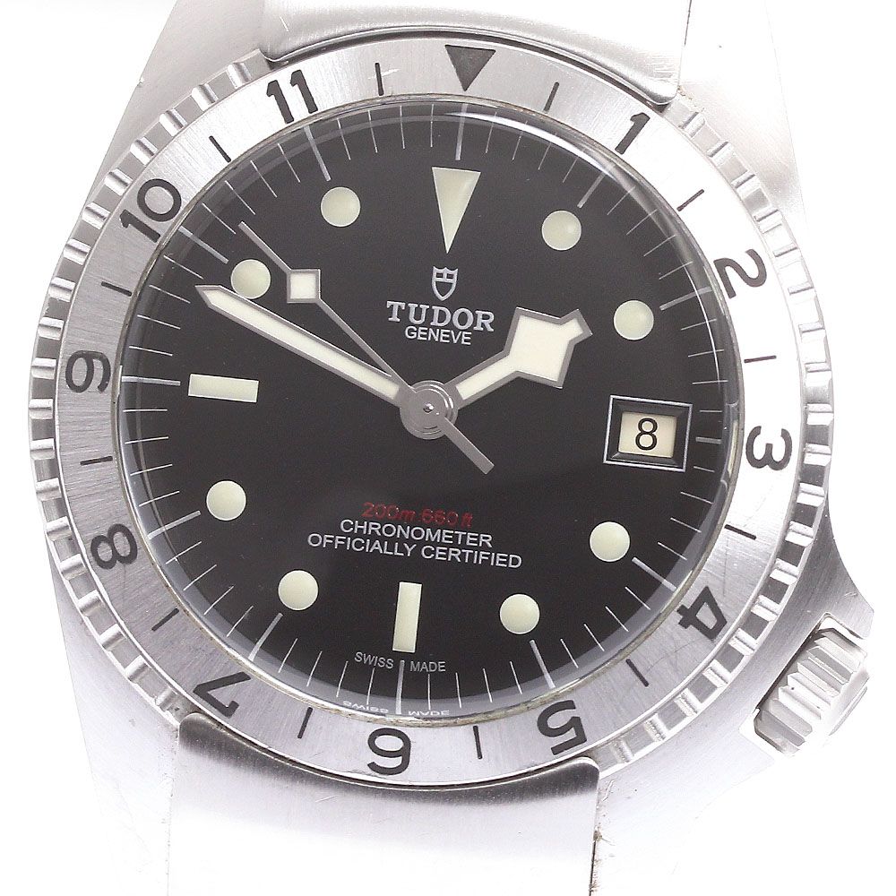 チュードル TUDOR 70150 ブラックベイ デイト 自動巻き メンズ良品_  