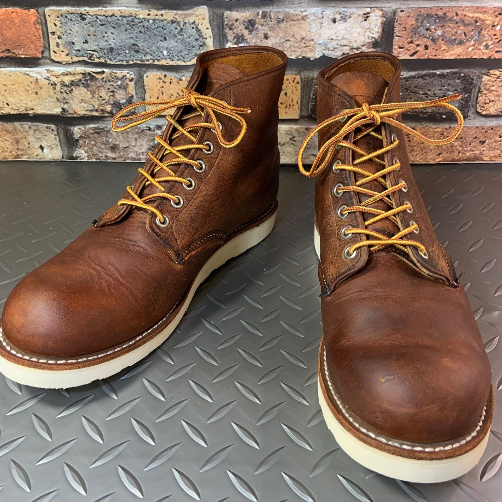 REDWING 9111 ラウンドトゥワークブーツ 2009年製 US9.5D JP27.5㎝ レッドウイング アメリカ製 25D17-9111