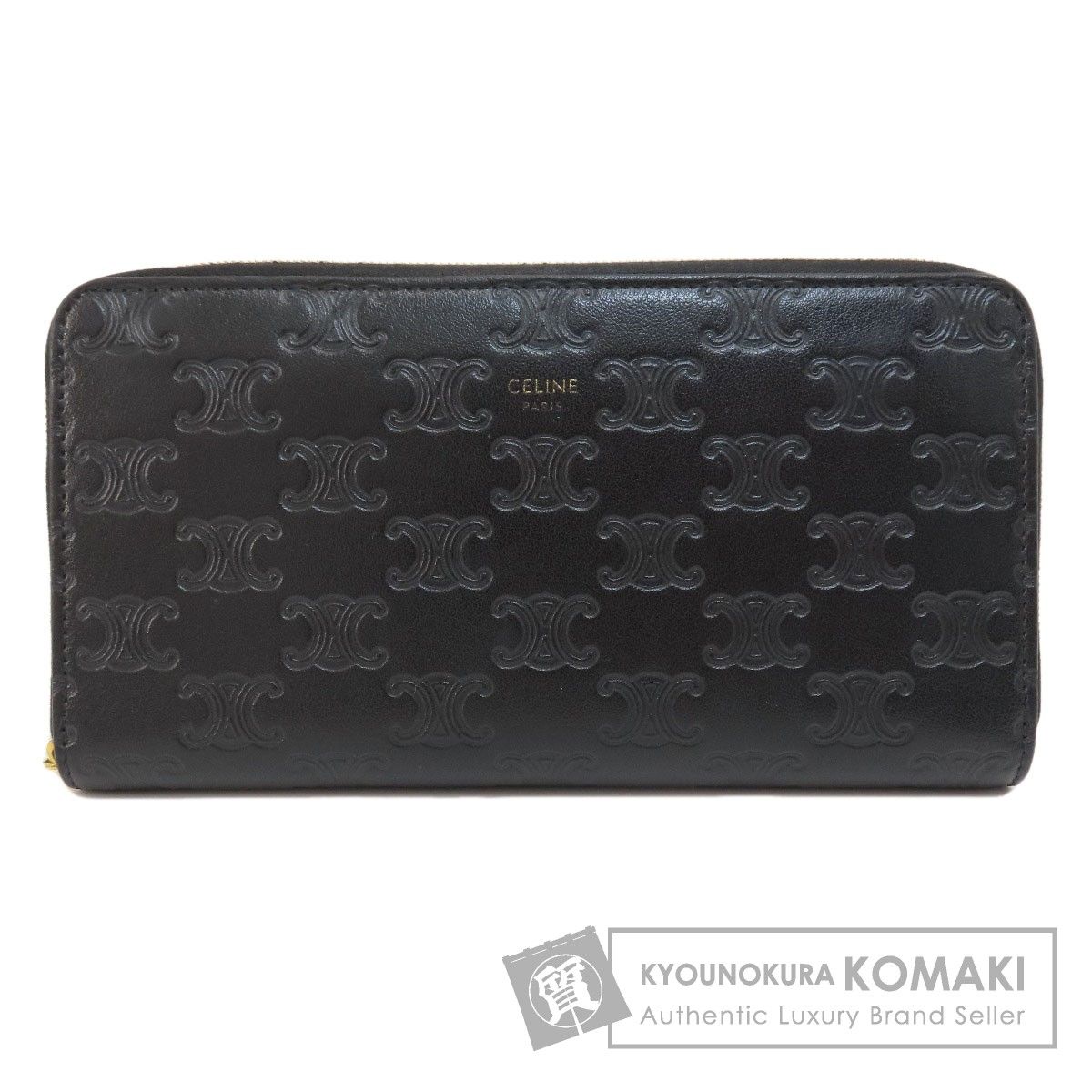 CELINE（セリーヌ） マカダム柄 長財布 二つ折り 小銭入れ キャンバス 