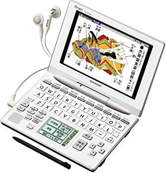 非常に良い】シャープ Brain 手書きパッド搭載カラー液晶電子辞書 PW