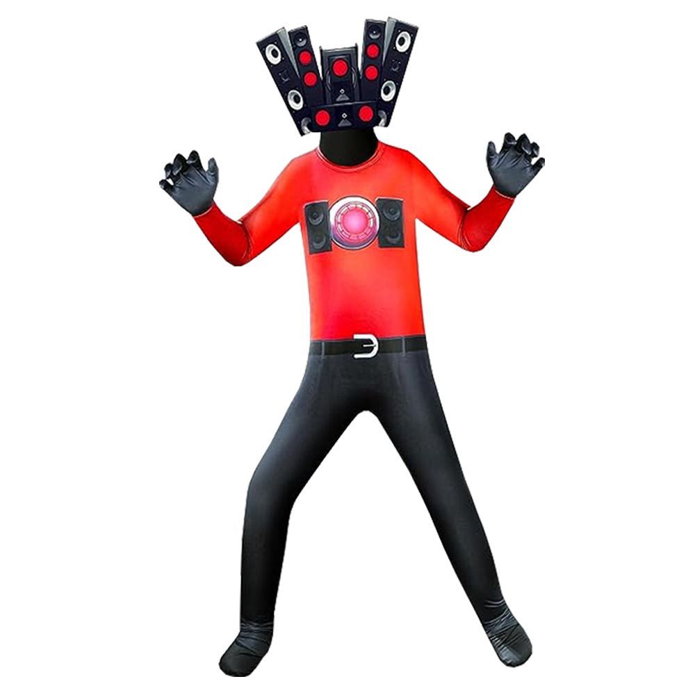 スキビディトイレ着ぐるみコスチューム130ハロウィン仮装タイタンスピーカーマン② スキビディトイレ タイタンスピーカーマン コスプレ 着ぐるみ
