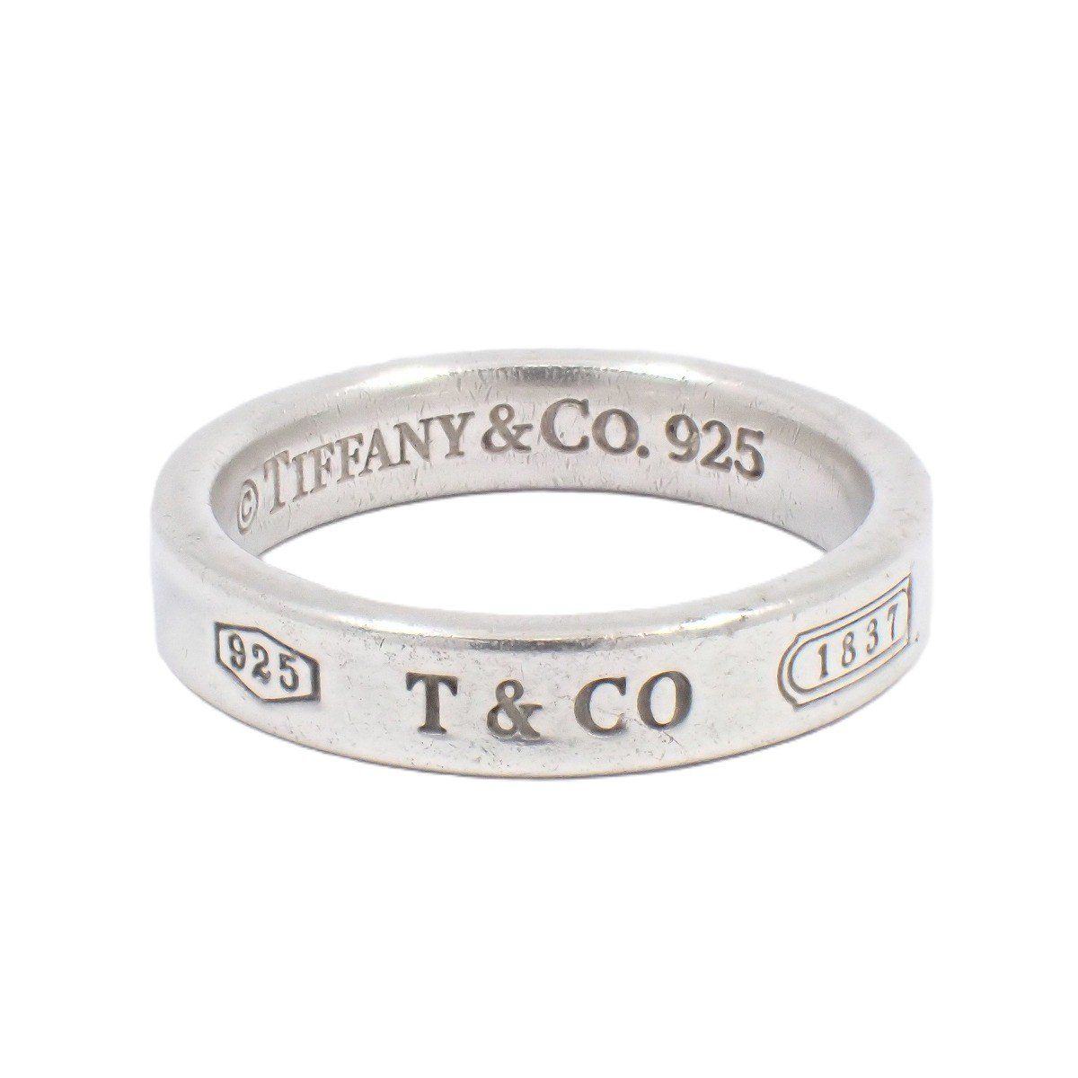 Tiffany&Co. ティファニー1837ナローリング シルバー925 11号 TIFFANY&Co. ティファニー 1837 ロゴ 刻印 ナロー リング