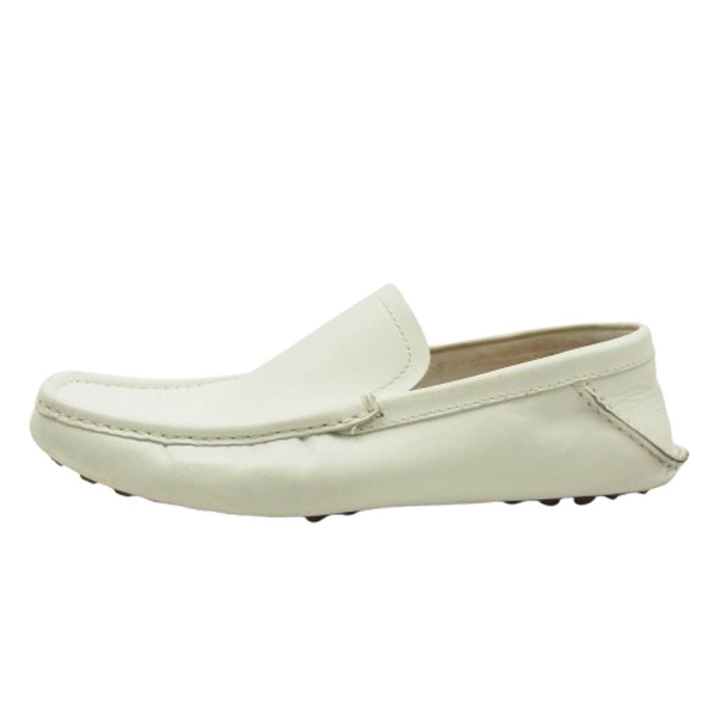 【Vintage】グッチ ドライビングシューズ ホワイトレザー GUCCI グッチ 155991 レザー ドライビングシューズ ローファー
