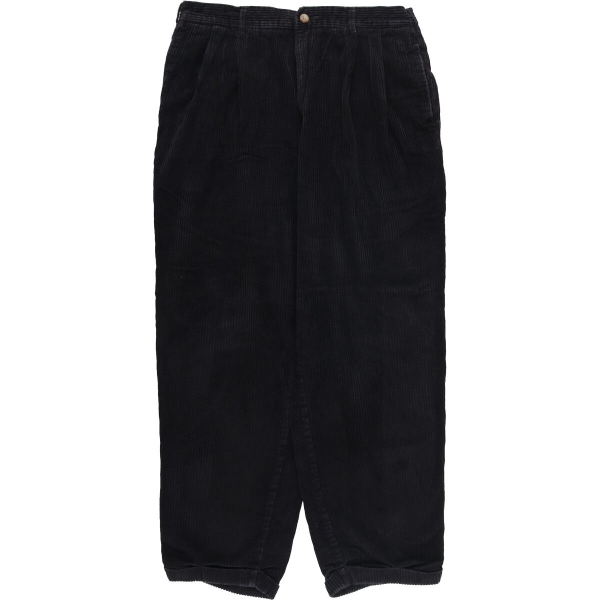 古着 BILLBLASS ツータック 太畝 コーデュロイパンツ メンズw32相当|eaa591837