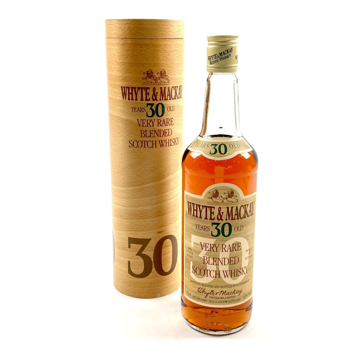未開封　Whyte&Mackay ホワイトマッカイ　ウイスキー　30年 Whyte&Mackay ホワイトマッカイ ウイスキー 30年 - メルカリ