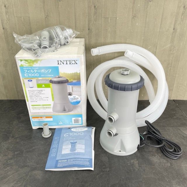 フィルターポンプC1000 KYSTAL CLEAR INTEX インテックス フィルター プール 循環ポンプ クリスタル