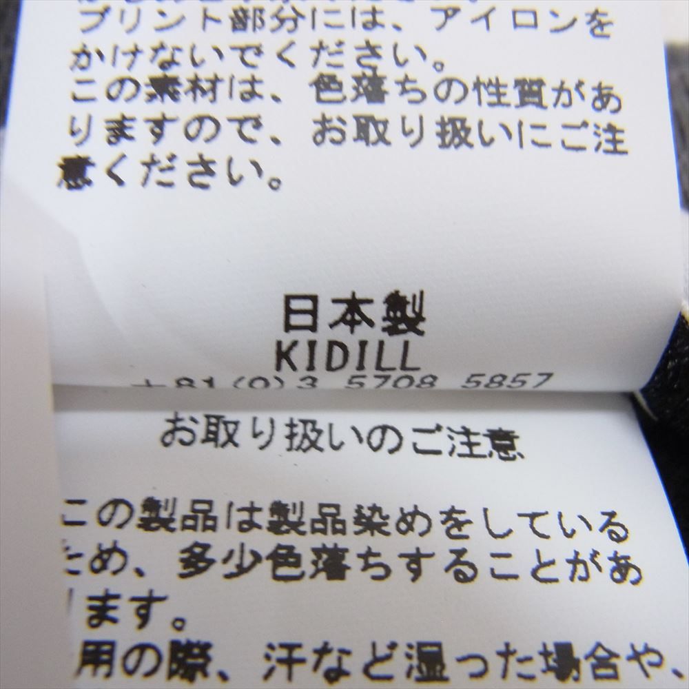 キディル KIDILL 22SS KL591 EVIL Artwork by TREVOR BROWN プリント T