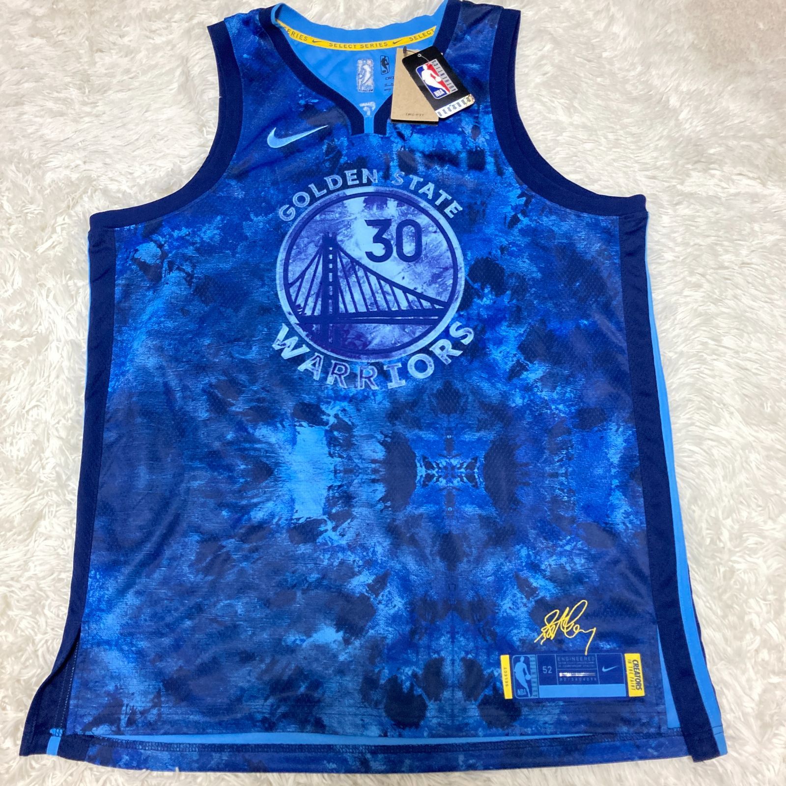 ナイキ ゴールデンステート ウォリアーズ カリー ユニフォーム ステフィン