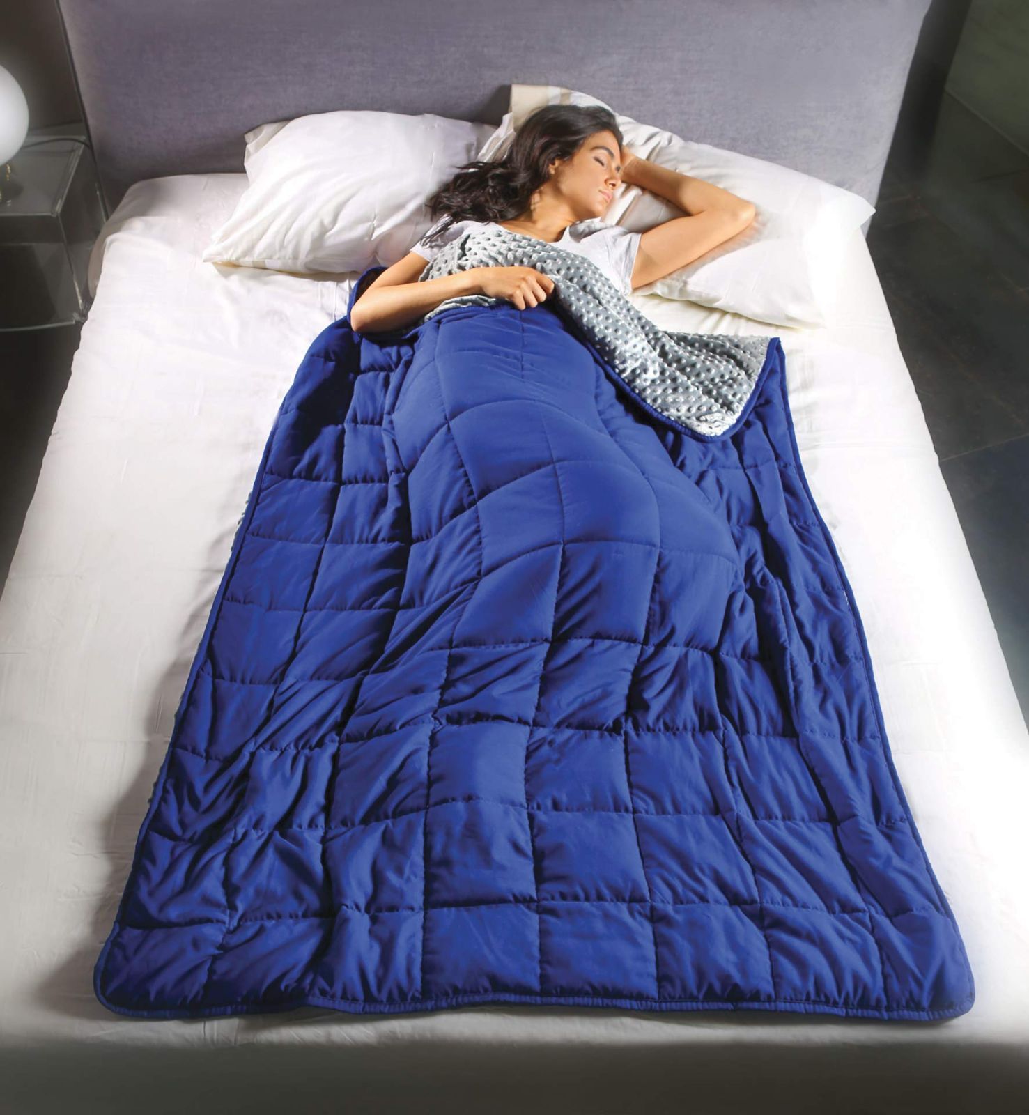 ハグラビ 加重ブランケット ブラウン シングル hugravi S Amazon