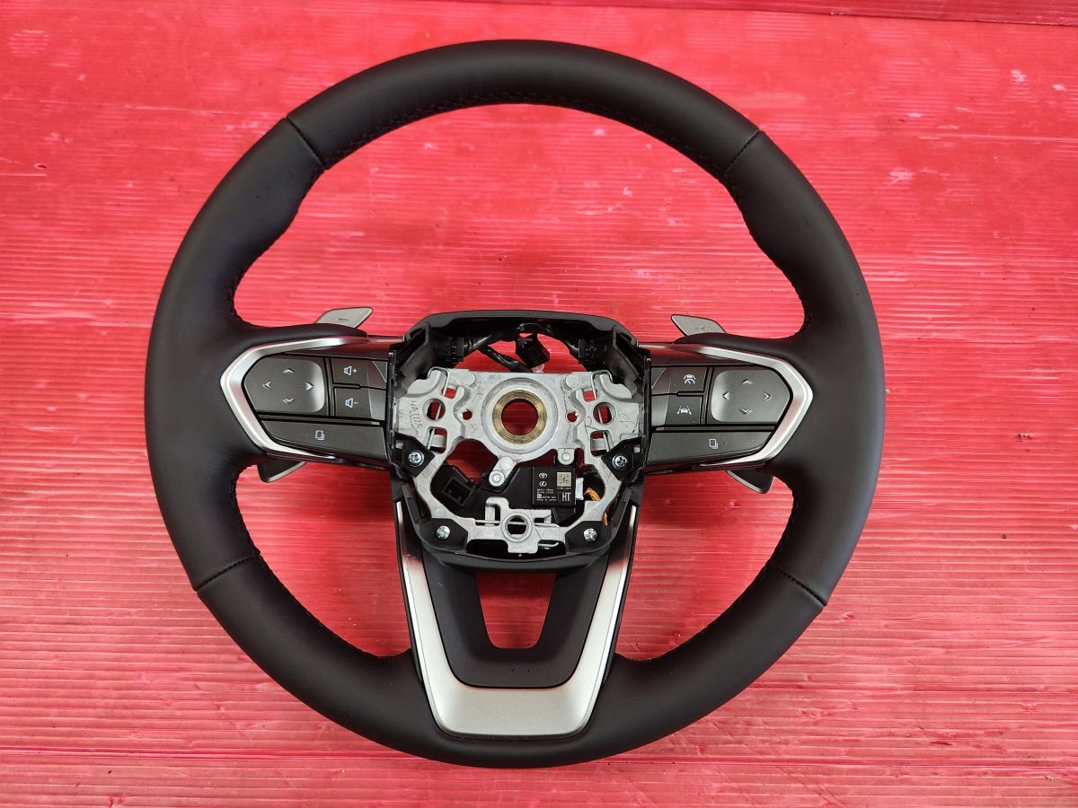 レクサス 20 NX350h バージョンL 純正 レザーハンドル AAZH20 新車外し品 864A1-78040 パドルシフト ステアリング