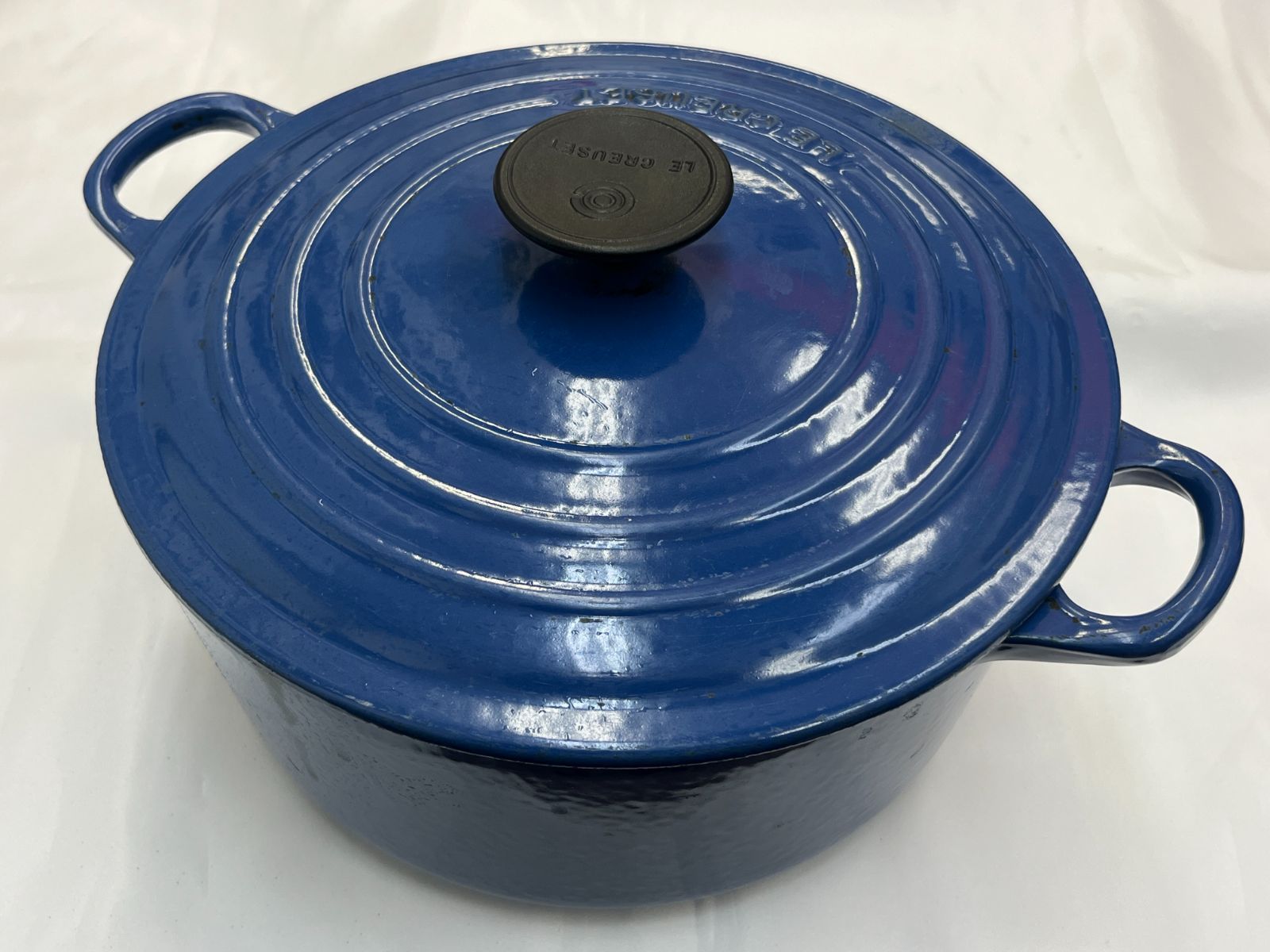 ル・クルーゼ 24㎝ ブルー ルクルーゼ 24 ココットロンド ル・クルーゼ