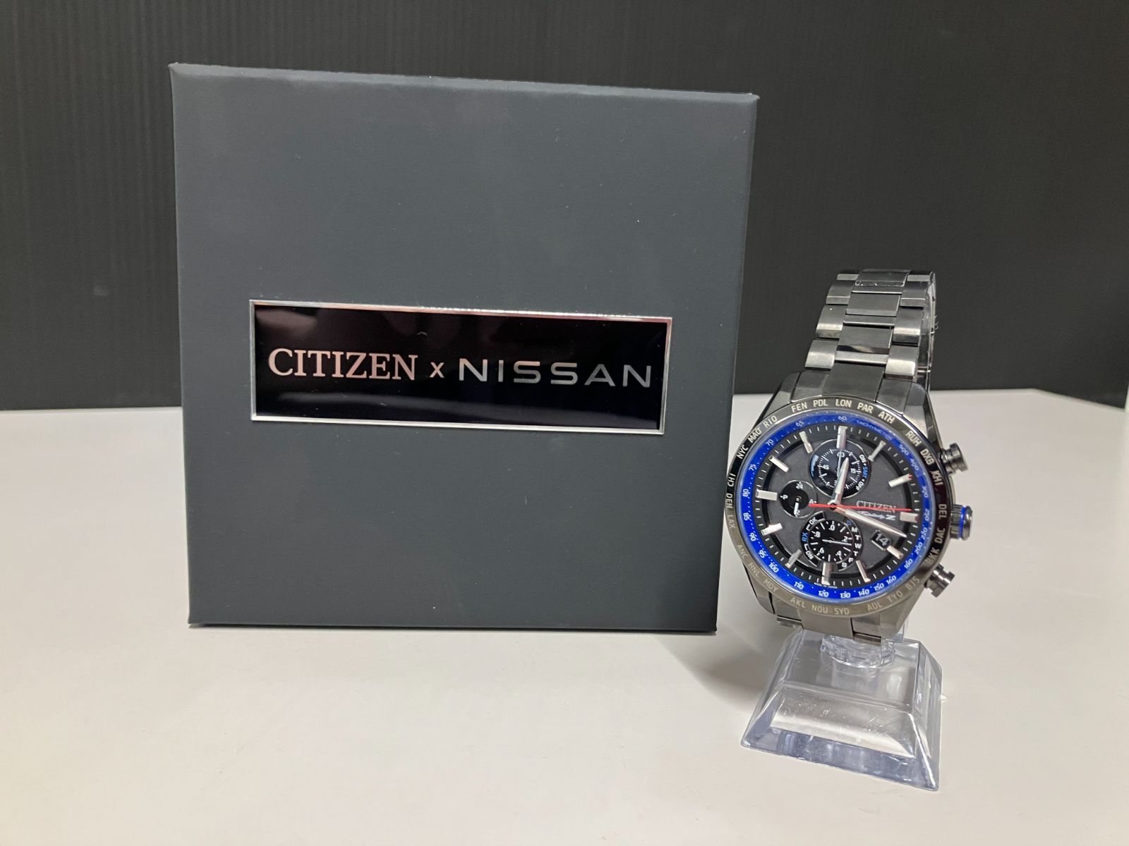 むつ81-1448 CITIZEN×NISSAN ATTESA アテッサ AT8185-97E フェアレディZコラボレーション 35周年記念 モデル 併売