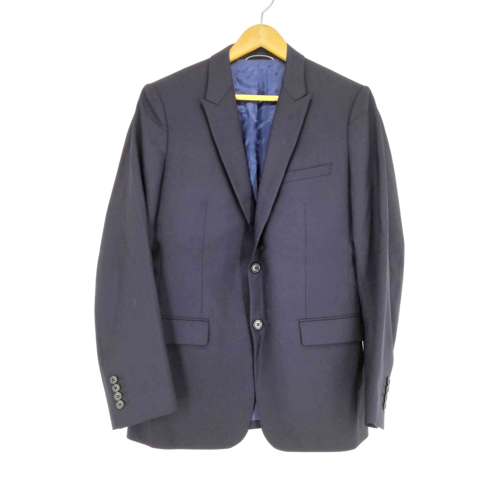 近年未使用級！クリスチャンディオール ピークドラペル 変形ダブルジャケット 48 ディオール Dior UNIFORM ピークドラペル ウールシングル