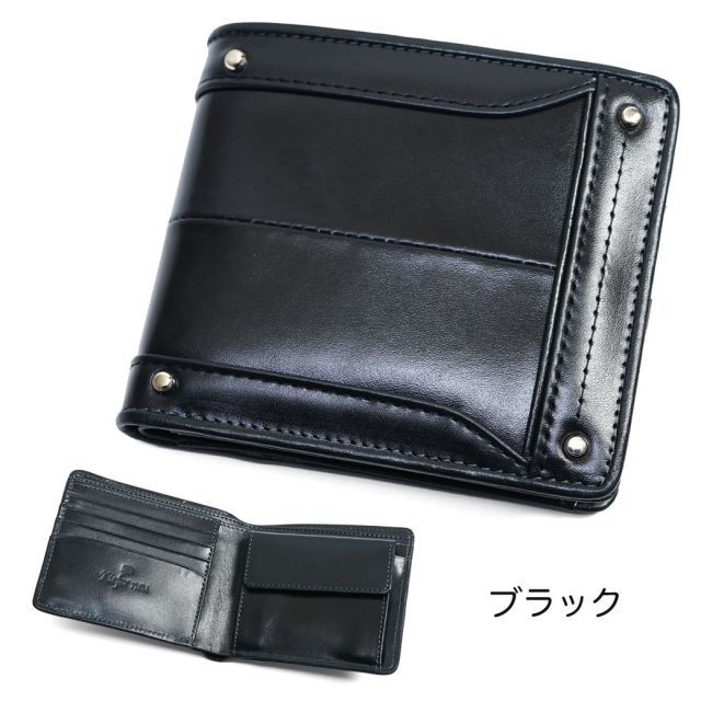二つ折り財布 メンズ Kiefer neu キーファーノイ Ciao チャオ レザー