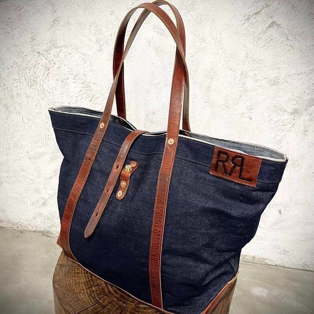 RRL デニムトートバッグ（RRL/ダブルアールエル』リジットデニム
