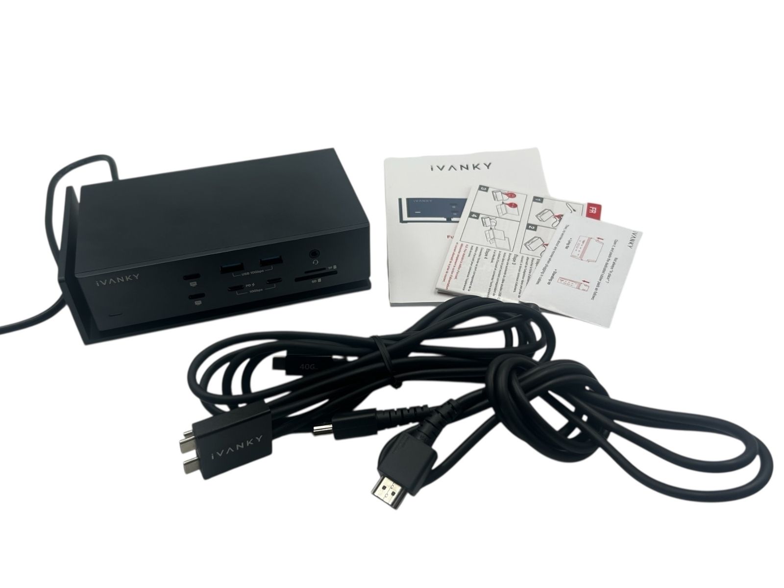 iVANKY FusionDock Max 1 VCD10 Thunderbolt 5ケーブルキット パソコン ドッキングステーション