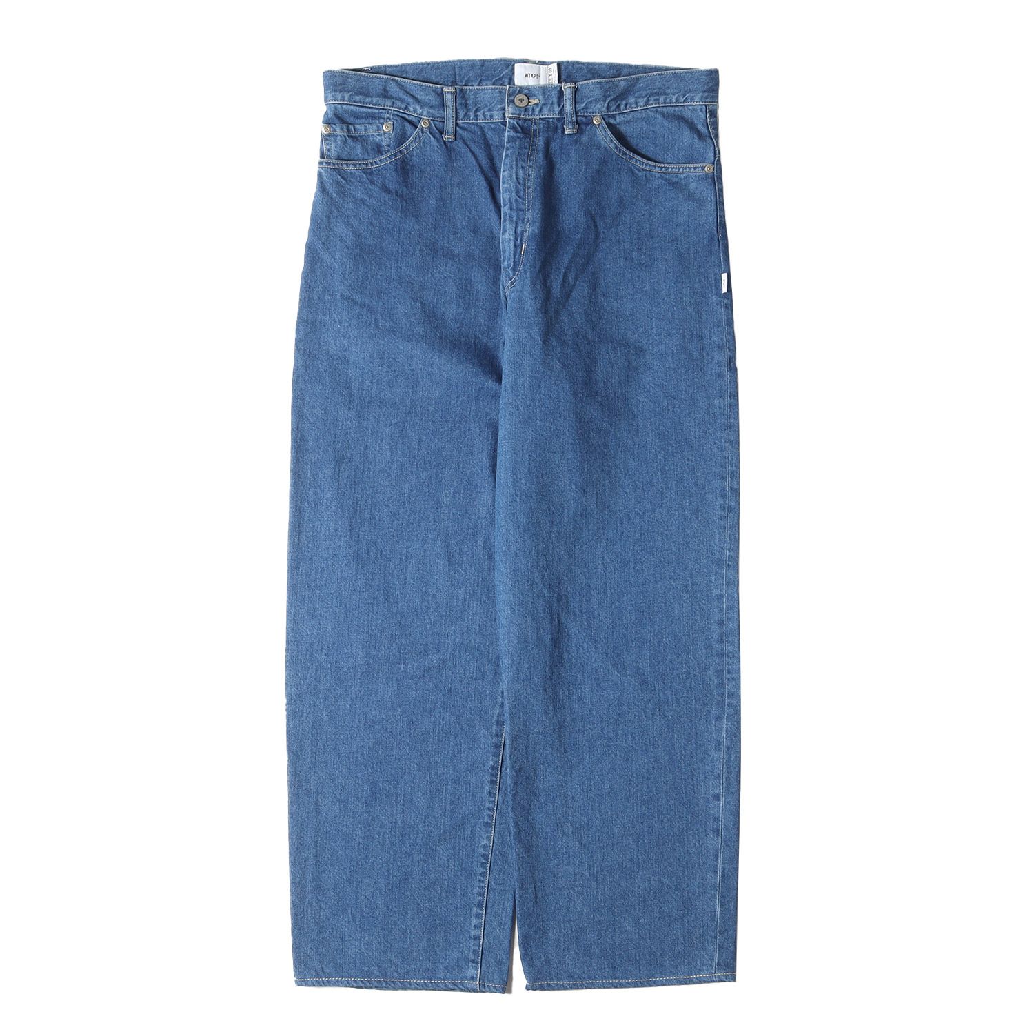 美品 WTAPS ダブルタップス パンツ サイズ:L 22AW ヴィンテージ加工 デニムパンツ (BLUES STRAIGHT / TROUSERS  / COTTON. DENIM) インディゴ ボトムス ジーンズ ジーパン【メンズ】 - メルカリ