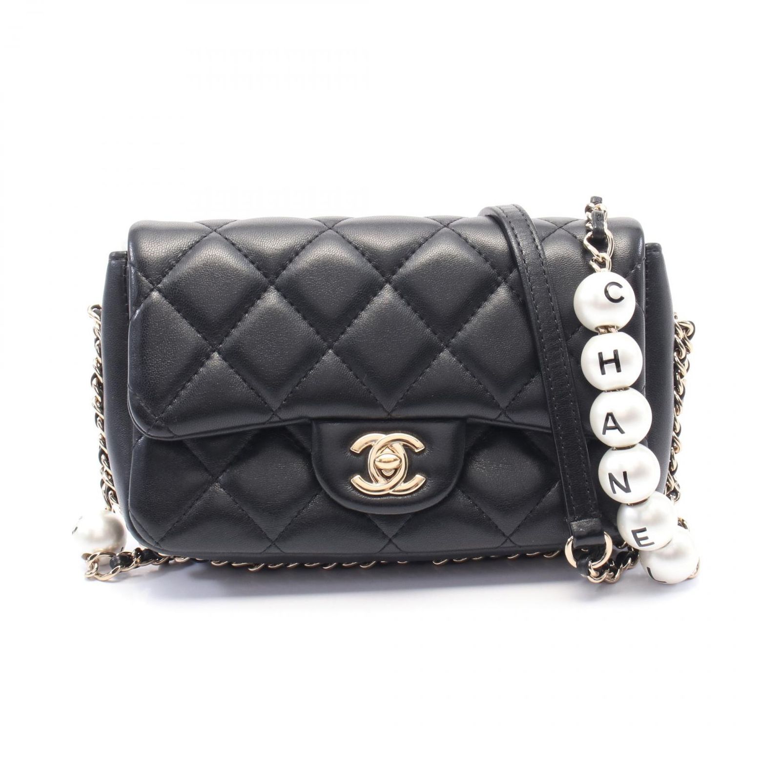 シャネル CHANEL ショルダーバッグ マトラッセ スモールフラップ 