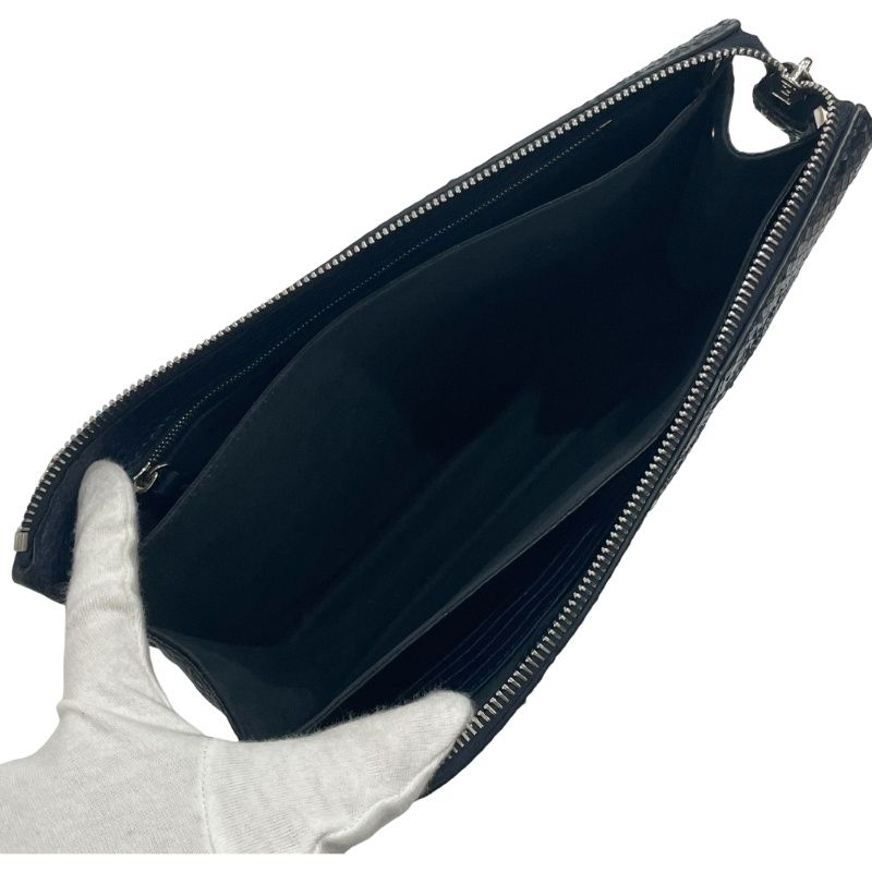 FENDI フェンディ クラッチバッグ 7VA445 AA3S ブルー パイソン メンズ  