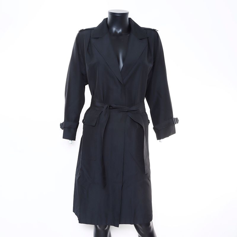 DIOR シルク　ロングコート Christian Dior クリスチャンディオール コート シルク ロング