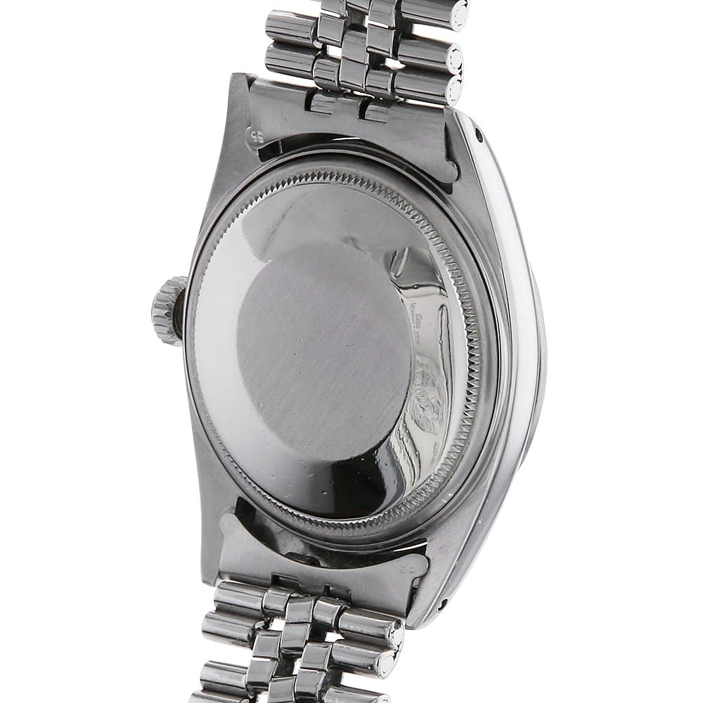 ロレックス デイトジャスト 1603 シルバー ドルフィンハンド スリー  