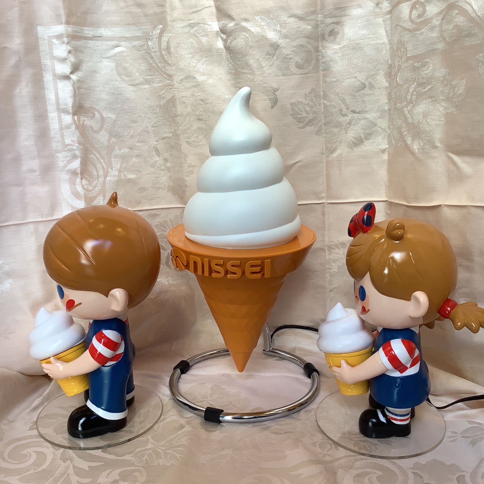 中古品　ニッセイ　ソフトクリームランプ ライト ミニ NISSEI NISSEI 日世のコーン ソフトクリームライト ミニライト ニッセイ
