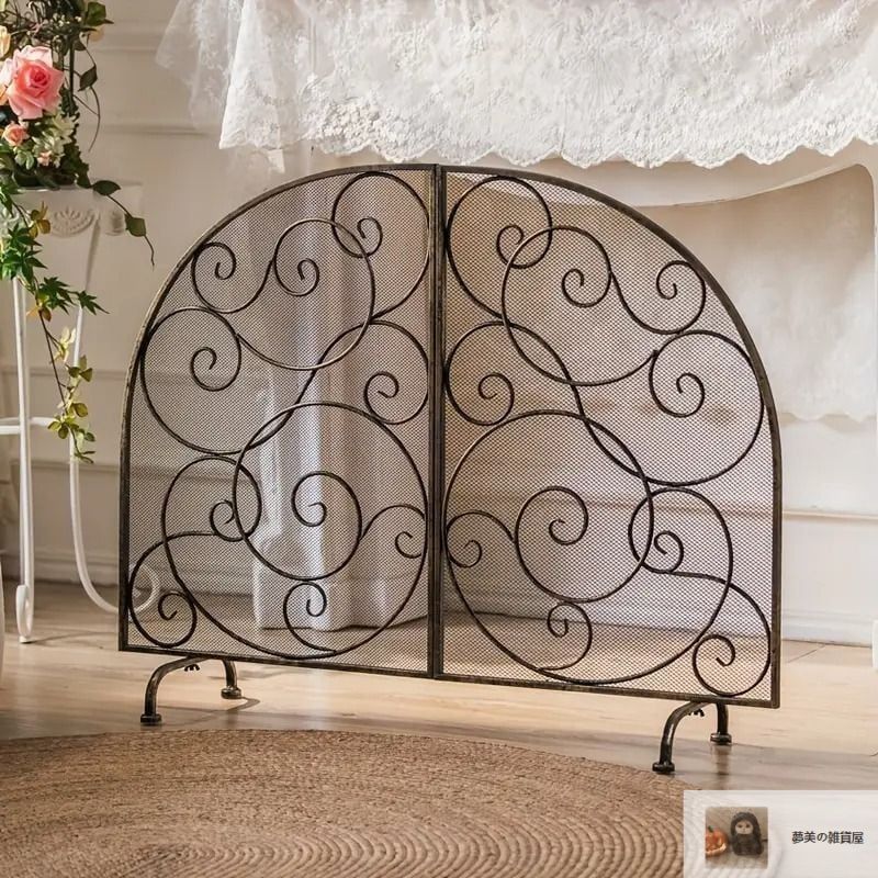 マントルピース 暖炉 ヴィンテージ調 アメリカンスタイル アイアン製 アンティーク調 シンプル エレガント お洒落 ナチュラル レトロ