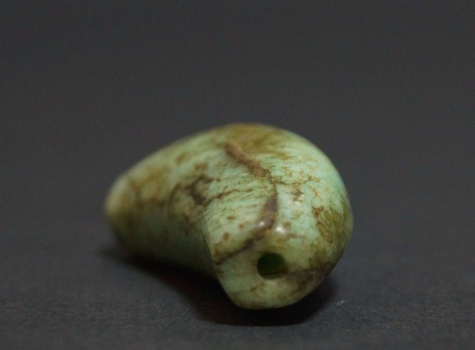 中国美術 白玉石 刻 環 φ8.2cm 重24g(HA439)