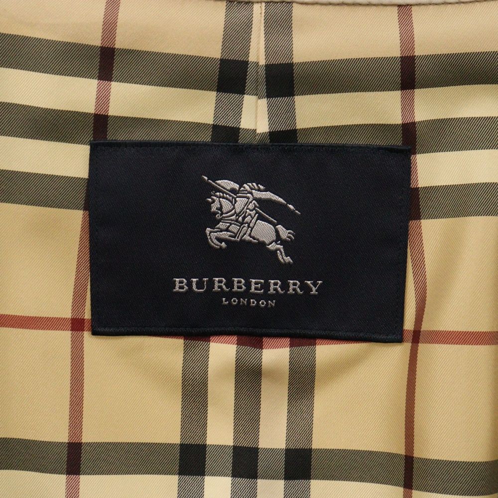 BURBERRY LONDON (バーバリーロンドン) ステンカラーロングコート 裏地
