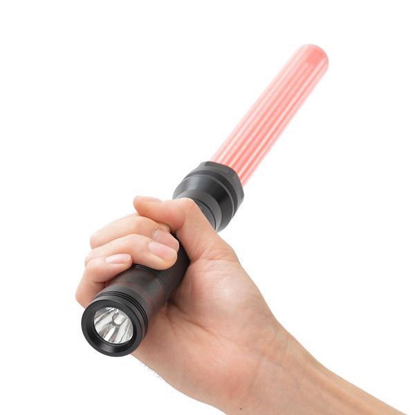 誘導棒 LED 超高硬度 誘導灯 充電タイプ SEN-18650 44cm 護身