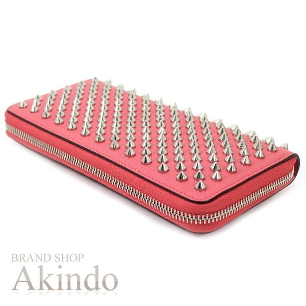 新品・未使用】クリスチャン・ルブタン 長財布 パネトーネ スパイク  