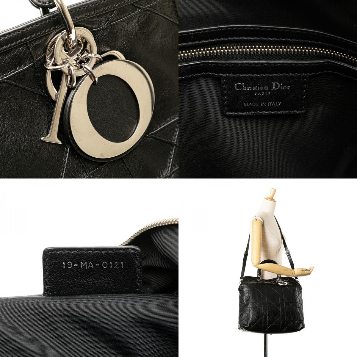 Dior グランヴィル カナージュ 2Way ハンドバッグ ショルダー付 12381067_1.jpg