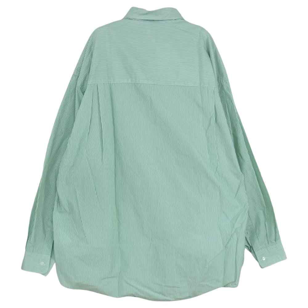 Graphpaper × Thomas Mason / ×Thomas Mason/長袖シャツ/F/グリーン/ストライプ/GM224-50021 GRAPHPAPER グラフペーパー 長袖シャツ 22AW GM224-50021 Thomas Mason