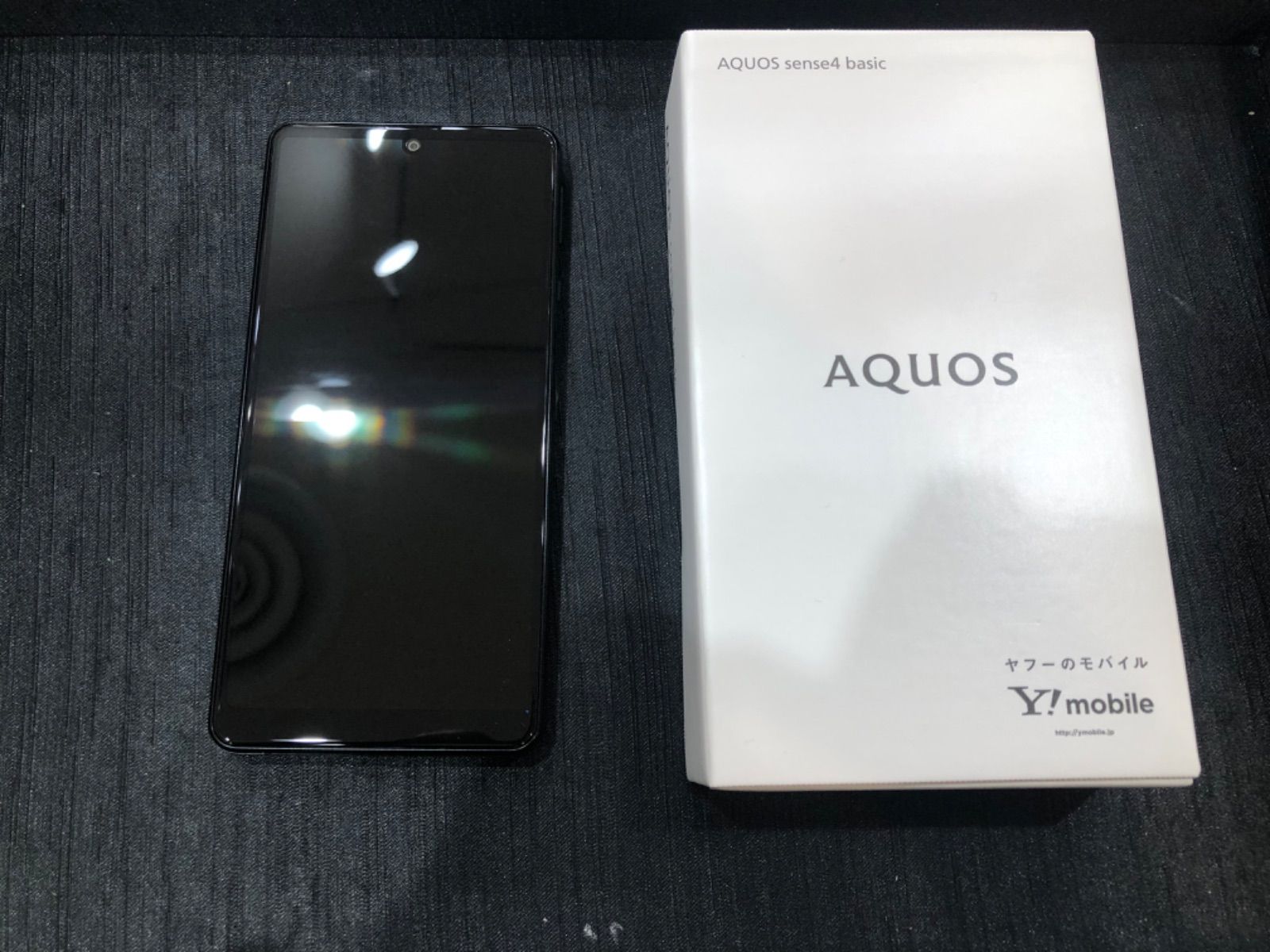 AQUOS - AQUOS sense4 basic 黒色 Amazon | Y!mobile(ワイモバイル) SIMフリー Ymobile AQUOS