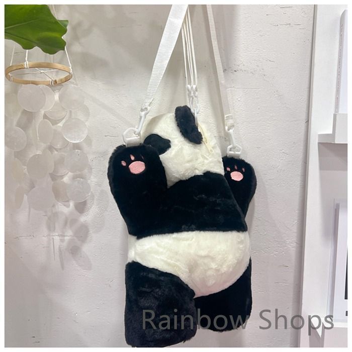 【未使用】CUTE　ぬいぐるみ生地　ふわふわバック ge0955.jpg