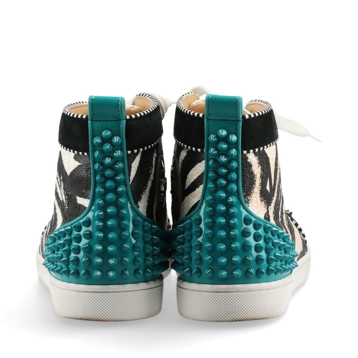 ルブタン LOU DEGRA スパイク ハイカット スニーカー マルチカラー