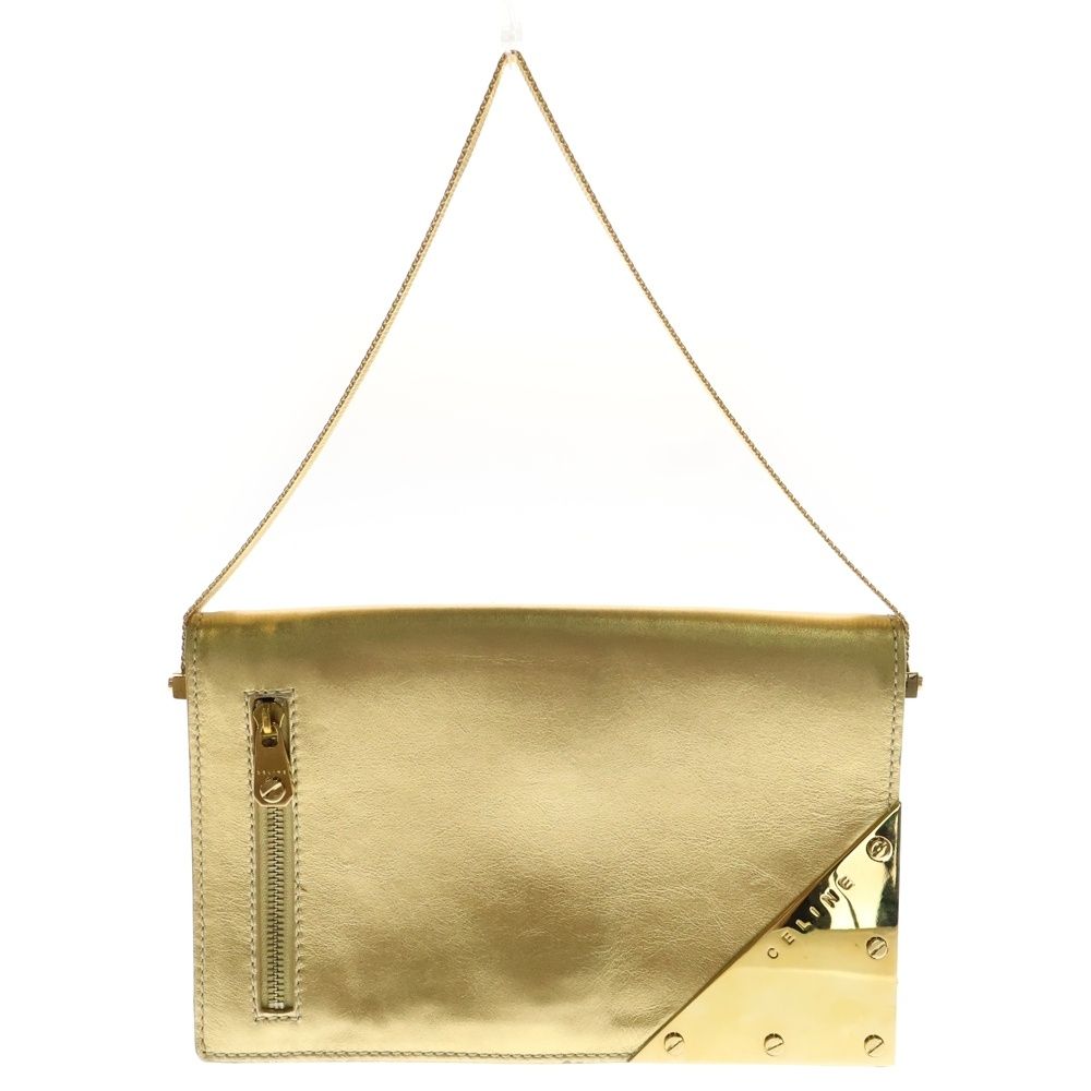 CELINE セリーヌロゴ　ショルダーストラップ　未使用品　ゴールドカラー 楽天市場】CELINE セリーヌ ロゴ カバン ショルダーストラップ