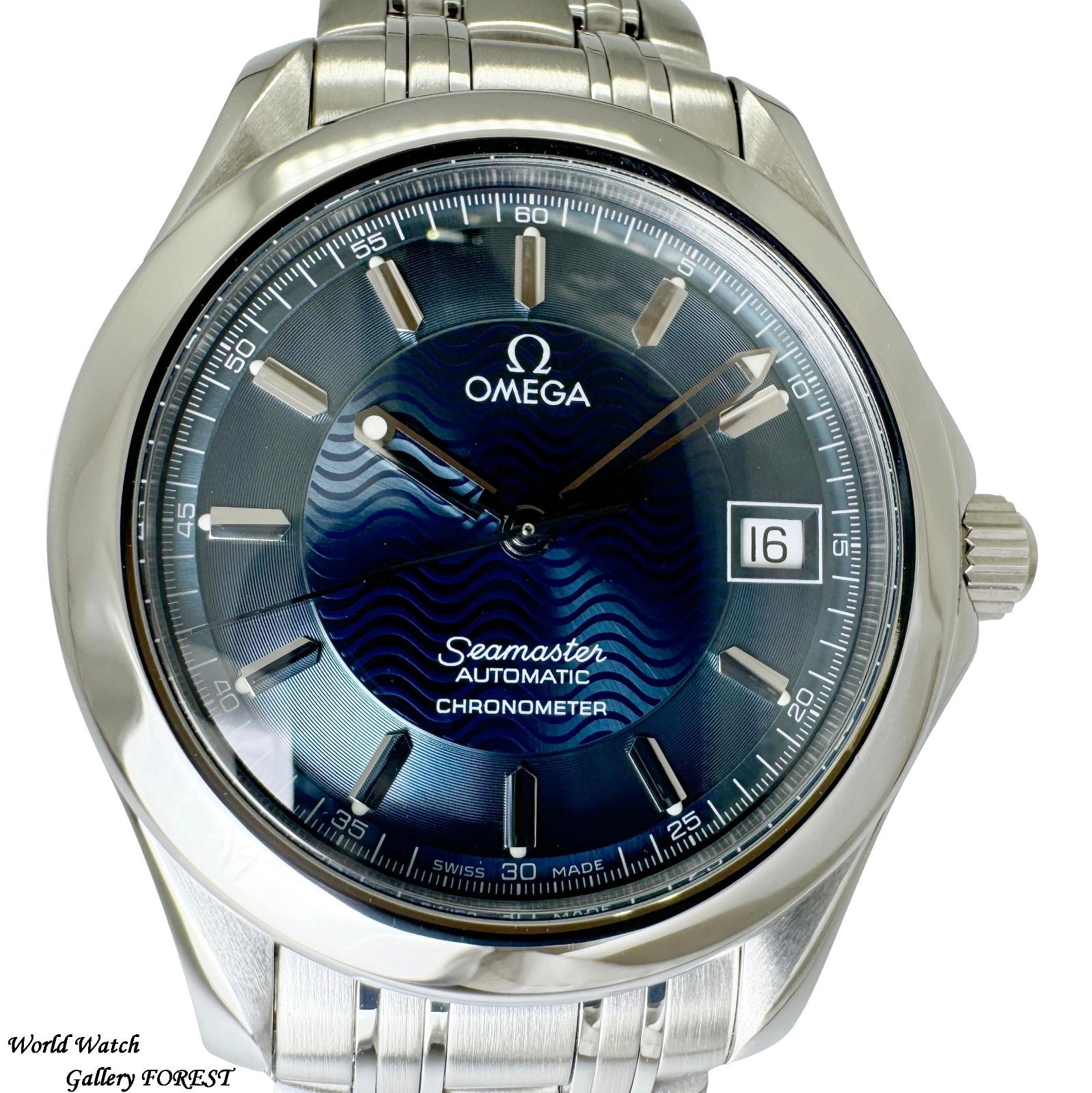 オメガ OMEGA 2501.80 シーマスター120 デイト 自動巻き メンズ 保証書  