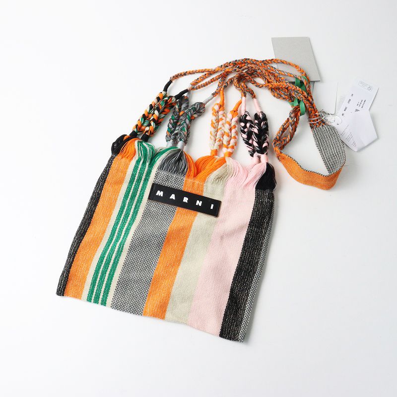 未使用 マルニ マーケット MARNI MARKET CROSS HAMMOCK BAG クロス