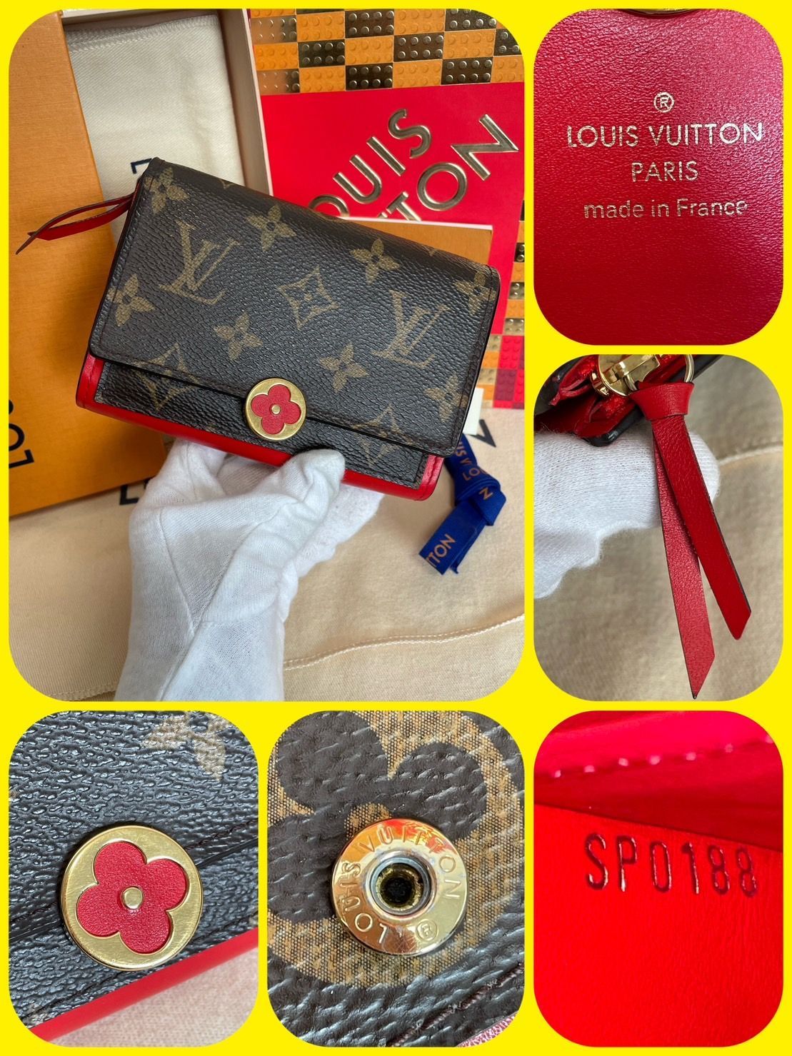 極美品 ルイヴィトン モノグラム ポルトフォイユ フロール コンパクト 折り財布 ルイヴィトン ポルトフォイユフロール コンパクト 財布