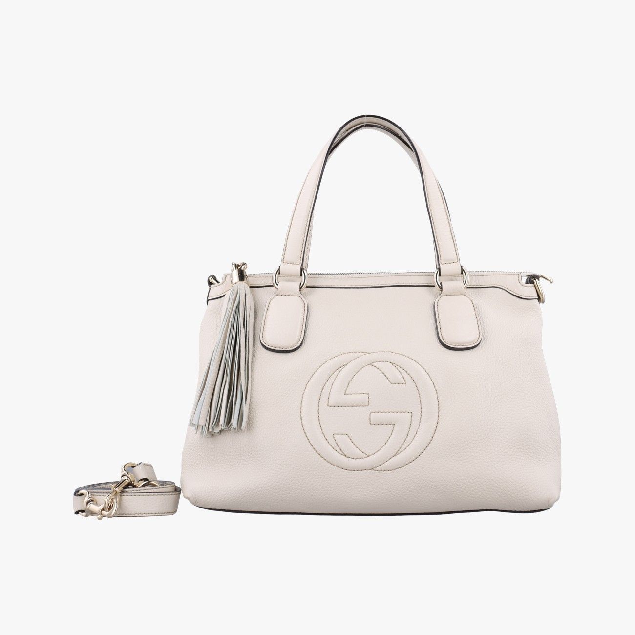 グッチGucciソーホー ホワイト レザー 308362 F014005599