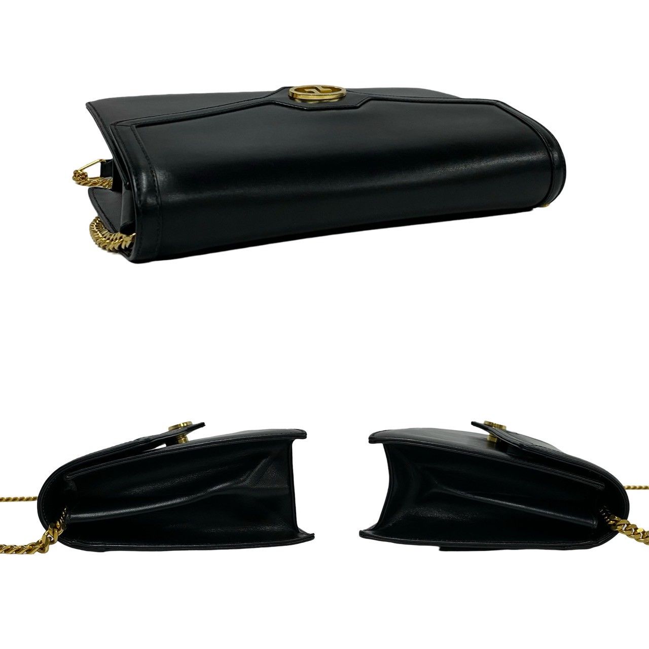 極 美品 GUCCI グッチ オールドグッチ ヴィンテージ GG ロゴ 金具  