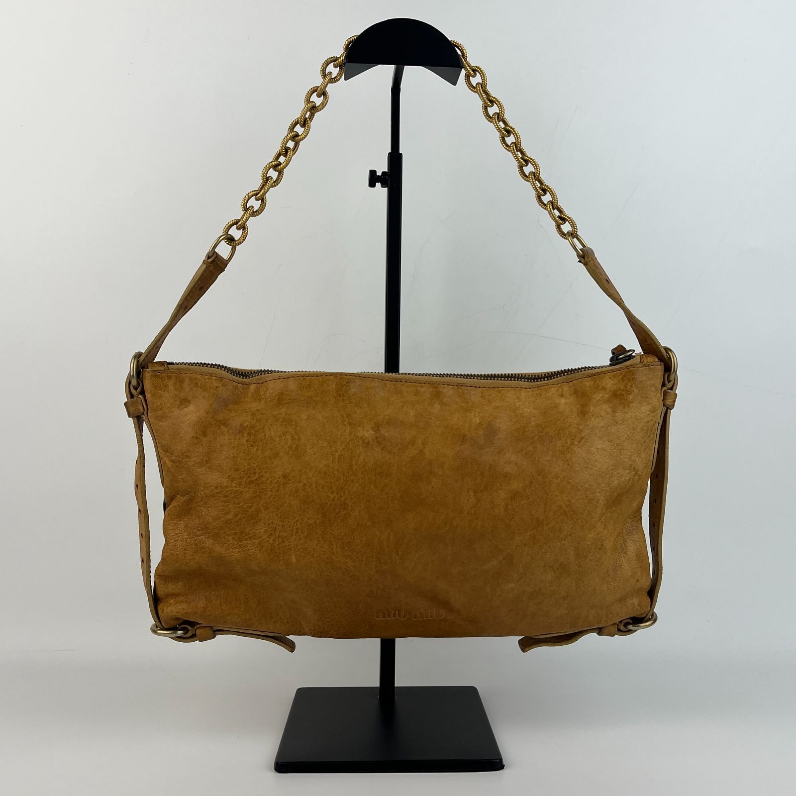 miumiu ミュウミュウ ハンドバッグ ショルダーバッグ 肩掛け レザー  