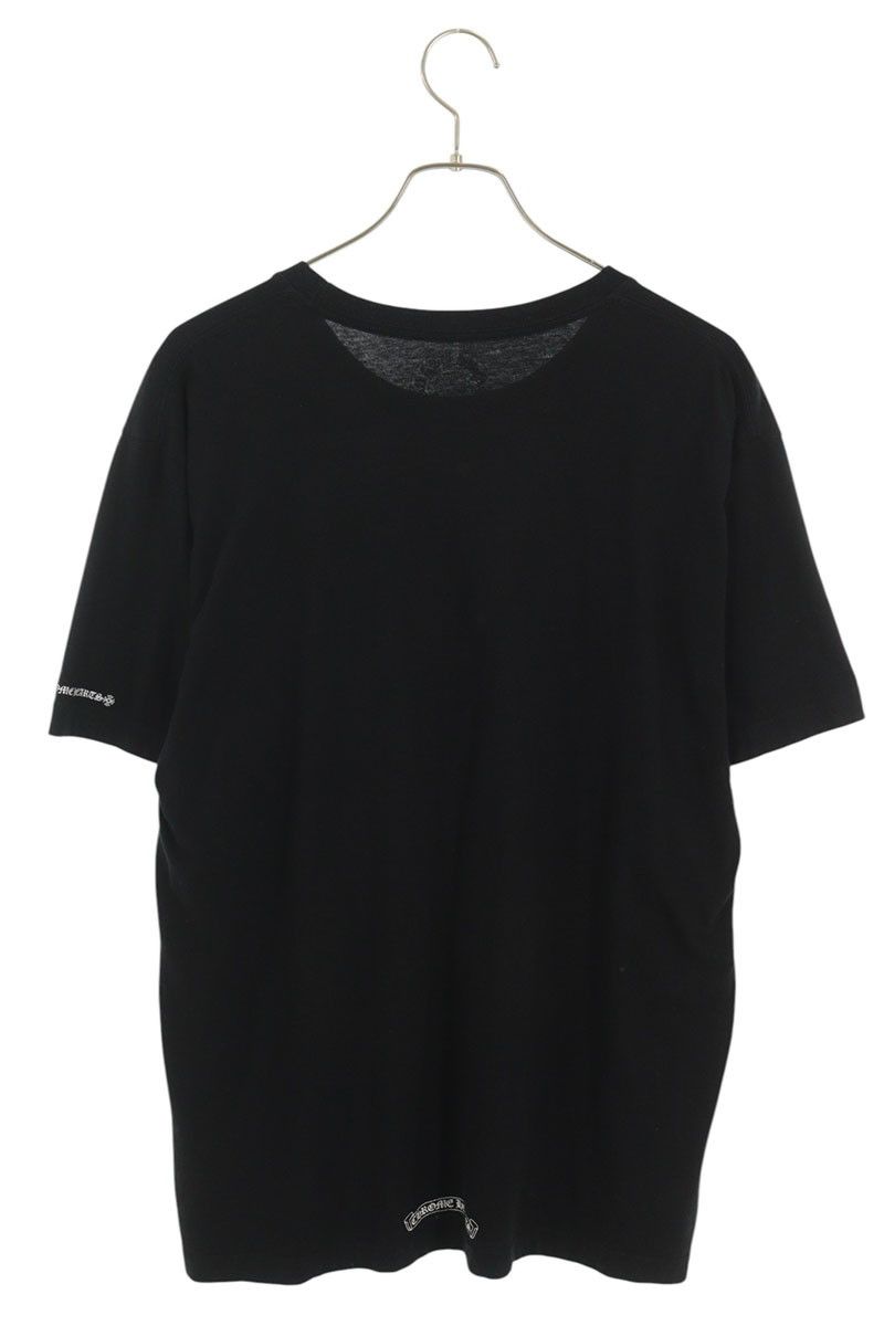 【CHROME HEARTS】 ネックロゴ Tシャツ CH T-SHRT 1 Chrome Hearts - クロムハーツ CH T-SHRT/1 ネックロゴプリントT
