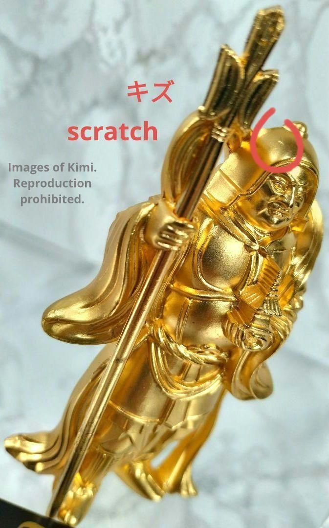 開運【純金メッキ】七福神　牧田秀雲作 Amazon｜開運七福神 福禄寿 （金メッキ/24金）仏師：牧田秀雲 原型＿